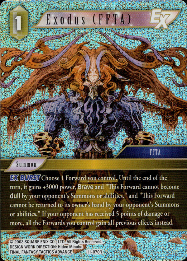 Exodus (FFTA) - 11-070R - Opus XI - Foil - Card Cavern