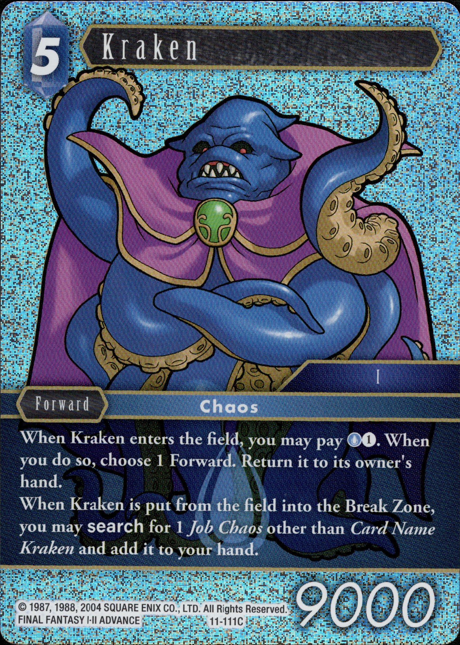 Kraken - 11-111C - Opus XI - Foil - Card Cavern