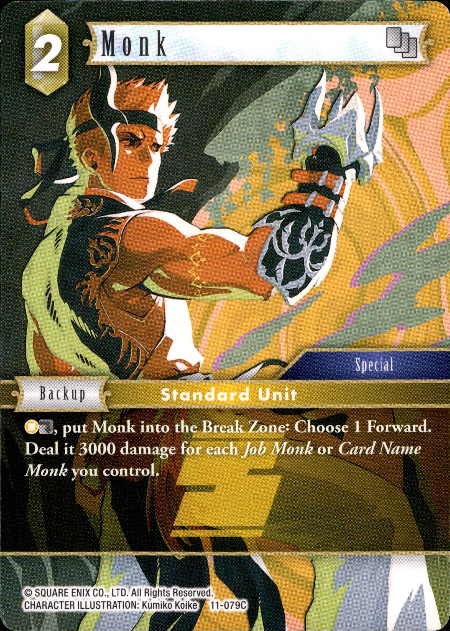Monk - 11-079C - Opus XI - Card Cavern