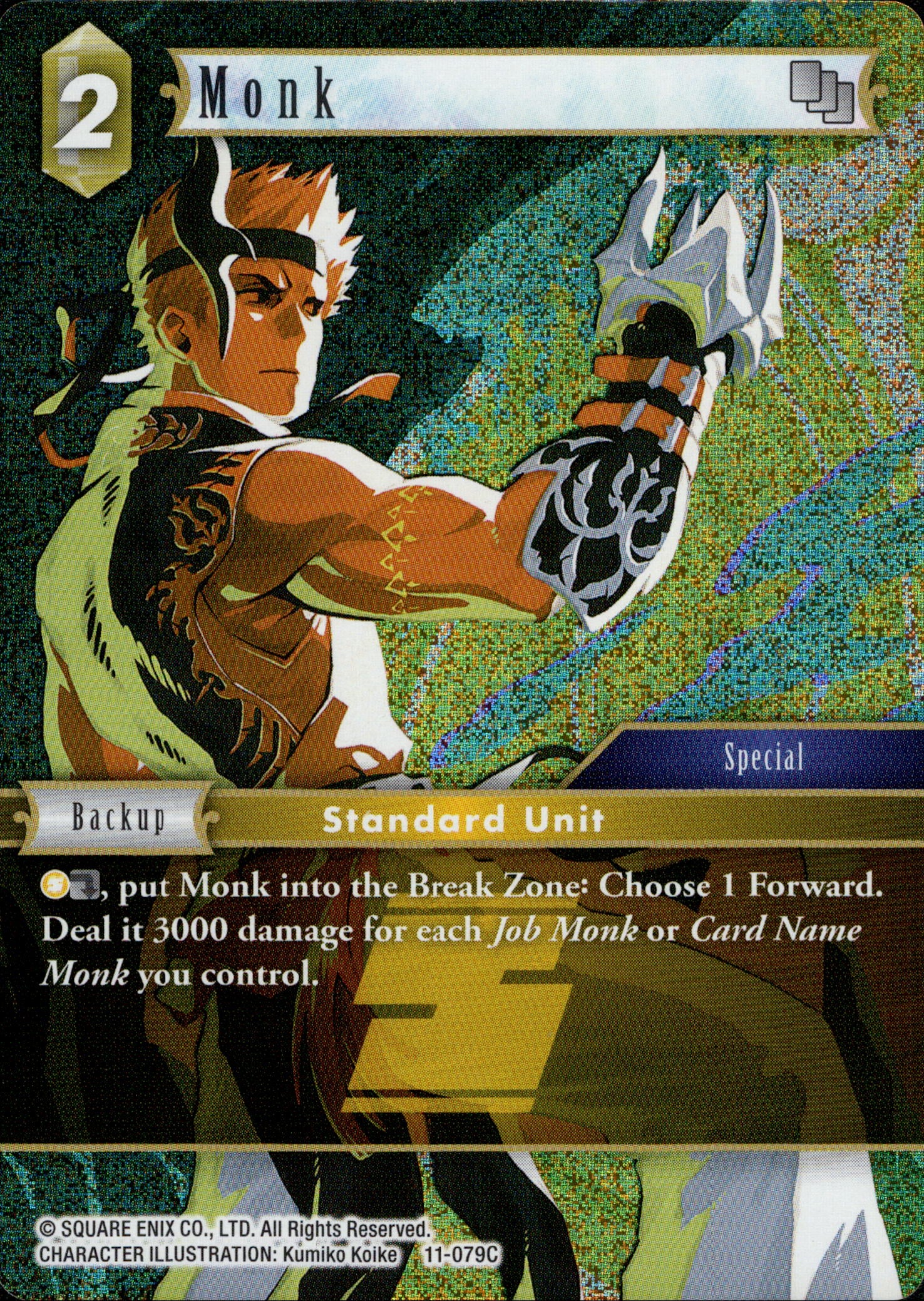 Monk - 11-079C - Opus XI - Foil - Card Cavern