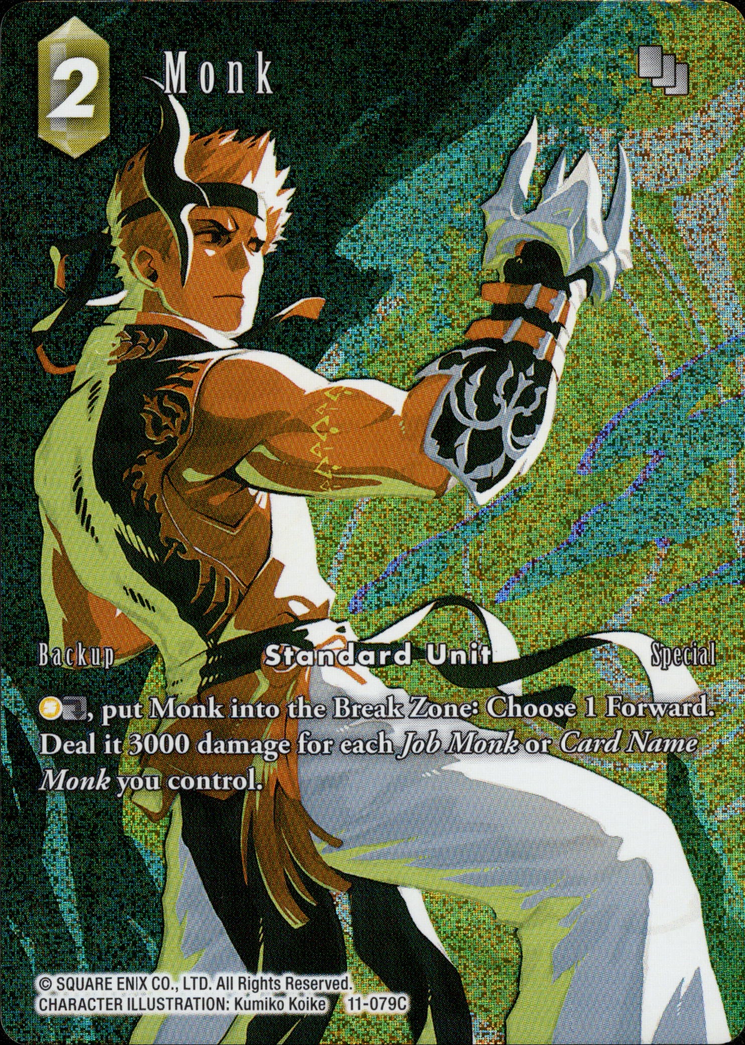 Monk - 11-079C - Opus XI - Full Art - Card Cavern