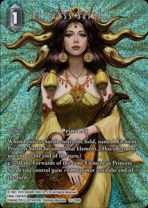 Princess Sarah - 11-128H - Opus XI - Full Art - Card Cavern