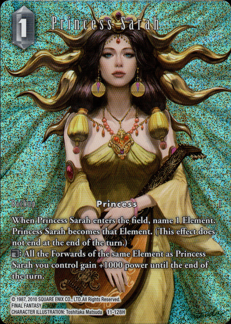Princess Sarah - 11-128H - Opus XI - Full Art - Card Cavern