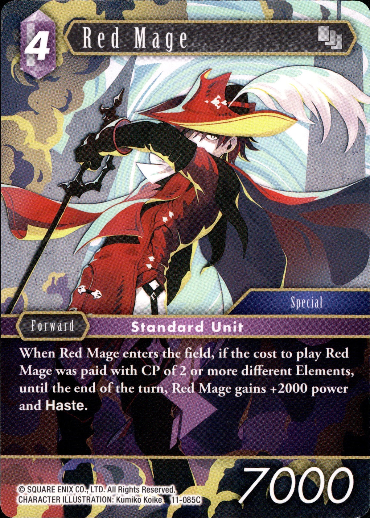 Red Mage - 11-085C - Opus XI - Card Cavern