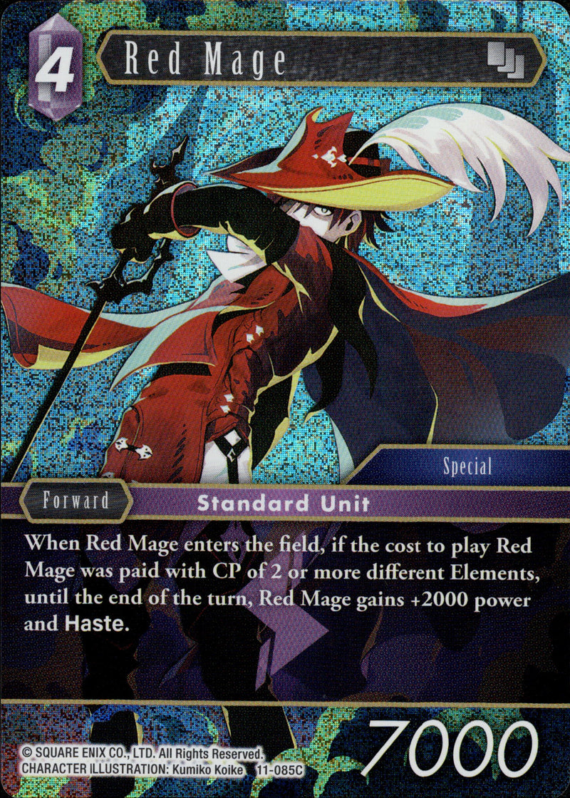 Red Mage - 11-085C - Opus XI - Foil - Card Cavern