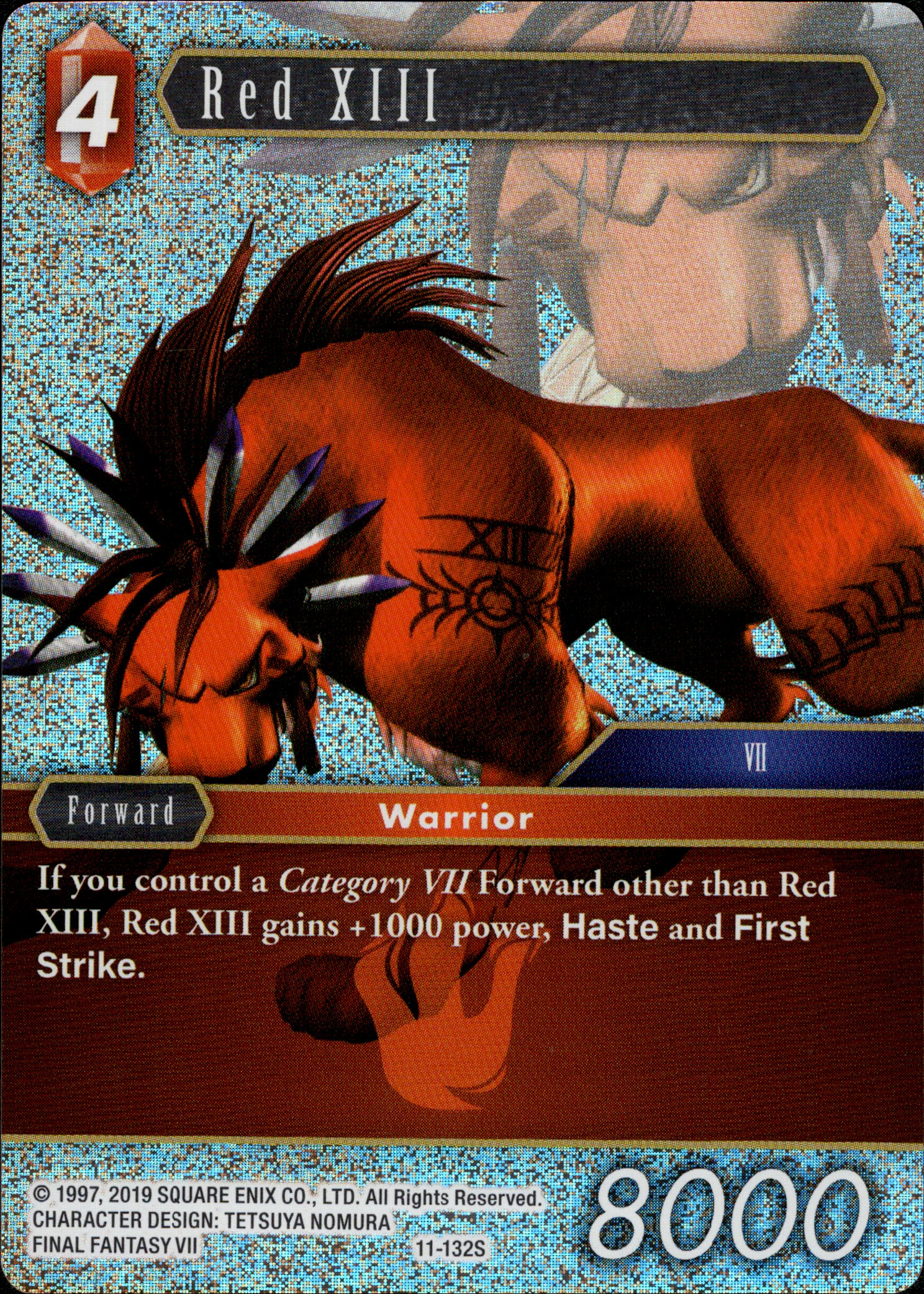Red XIII - 11-132S - Opus XI - Foil - Card Cavern