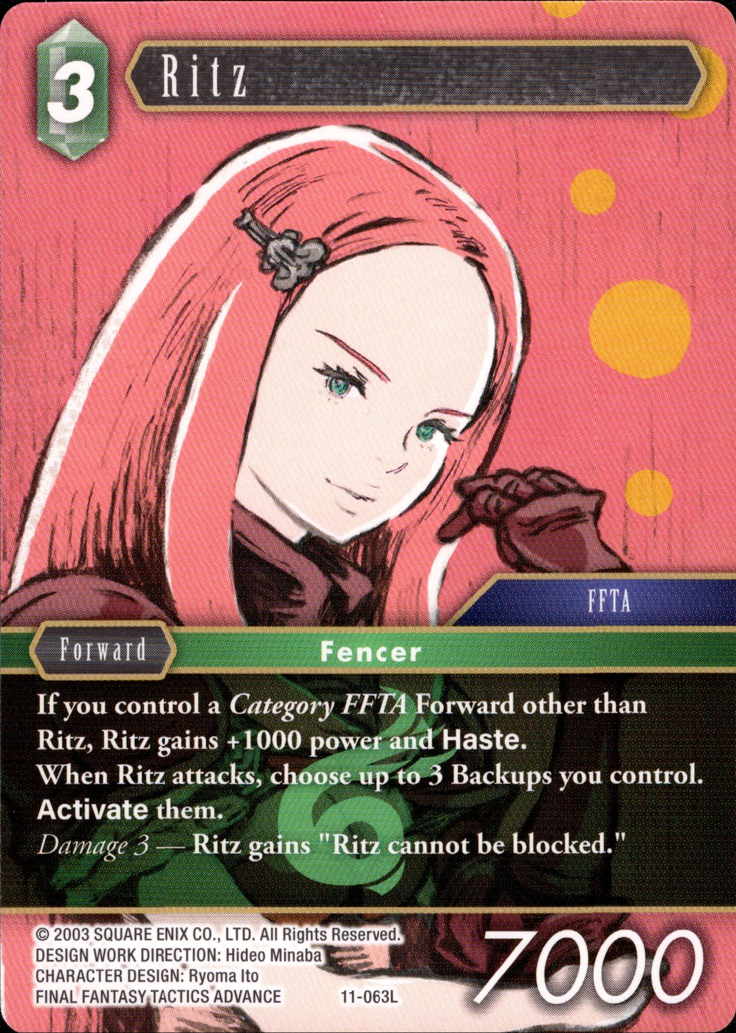 Ritz - 11-063L - Opus XI - Card Cavern
