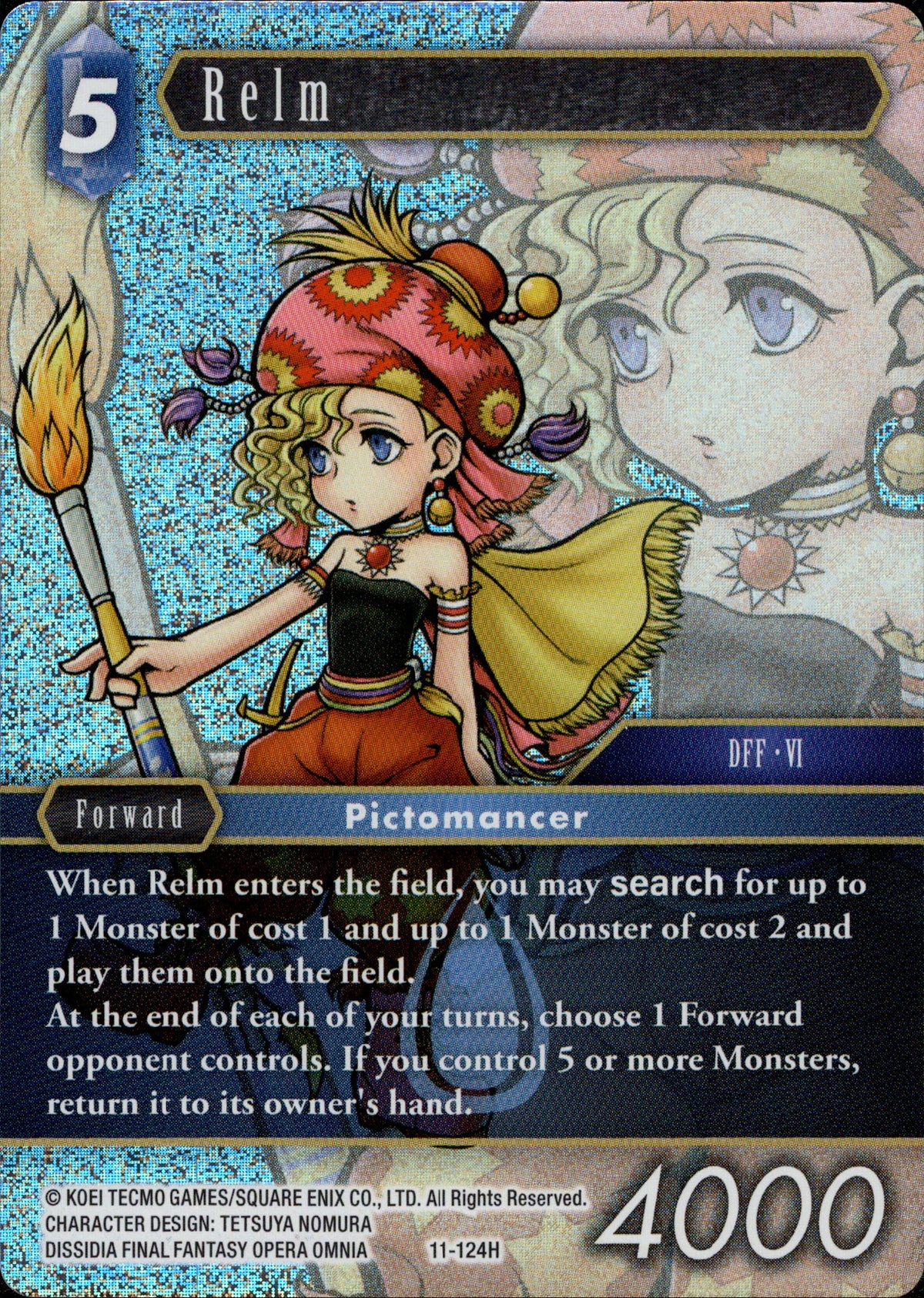 Relm - 11-124H - Opus XI - Foil - Card Cavern