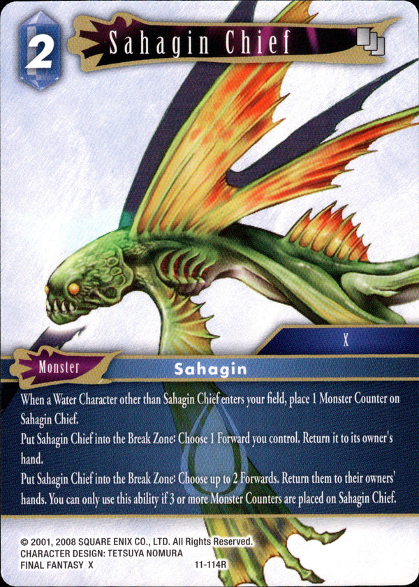 Sahagin Chief - 11-114R - Opus XI - Card Cavern