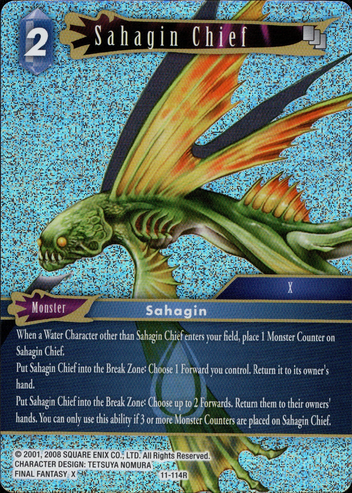 Sahagin Chief - 11-114R - Opus XI - Foil - Card Cavern