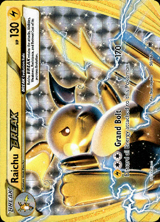 Raichu BREAK - 50/162 - BREAKthrough - Card Cavern