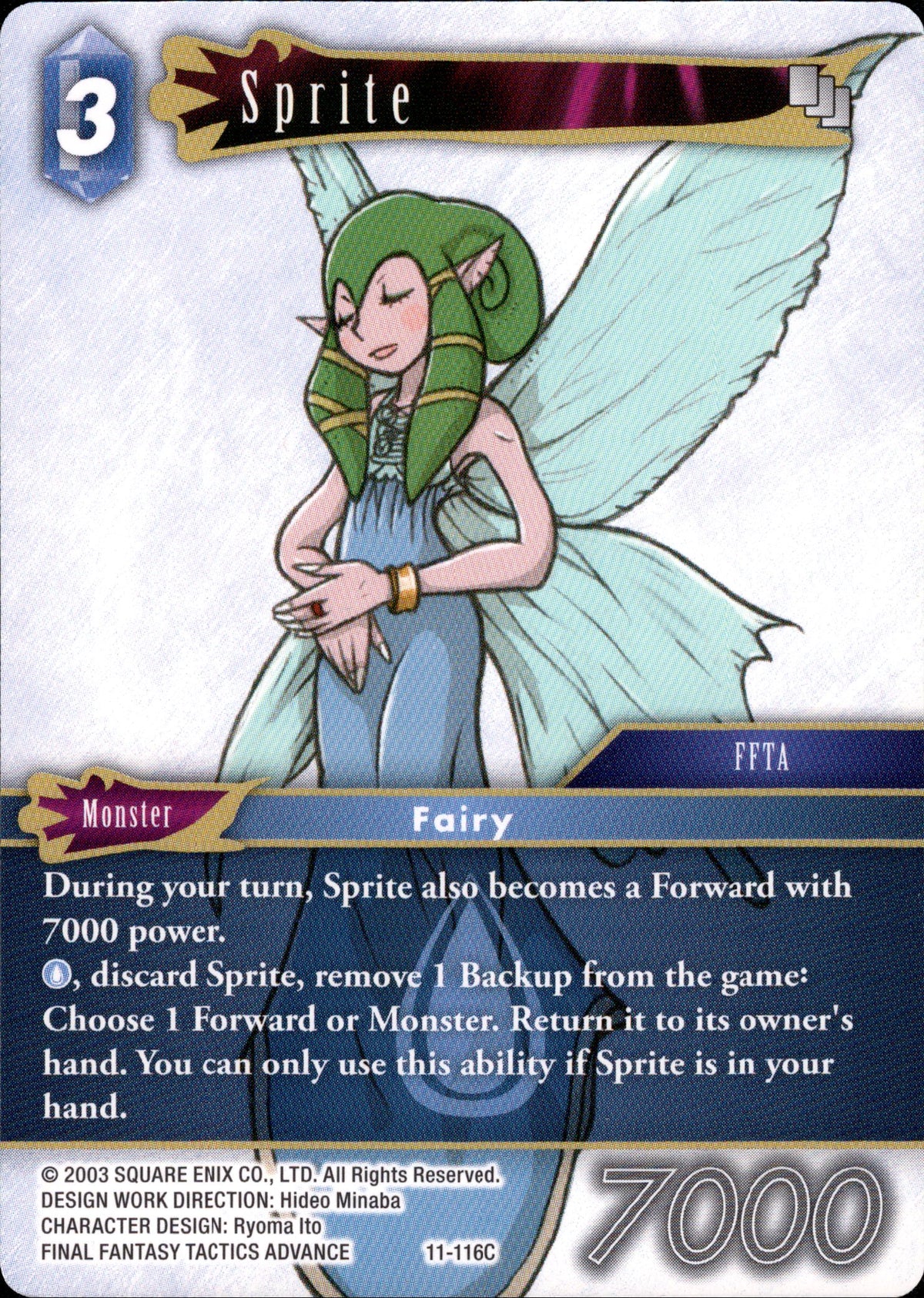 Sprite - 11-116C - Opus XI - Card Cavern