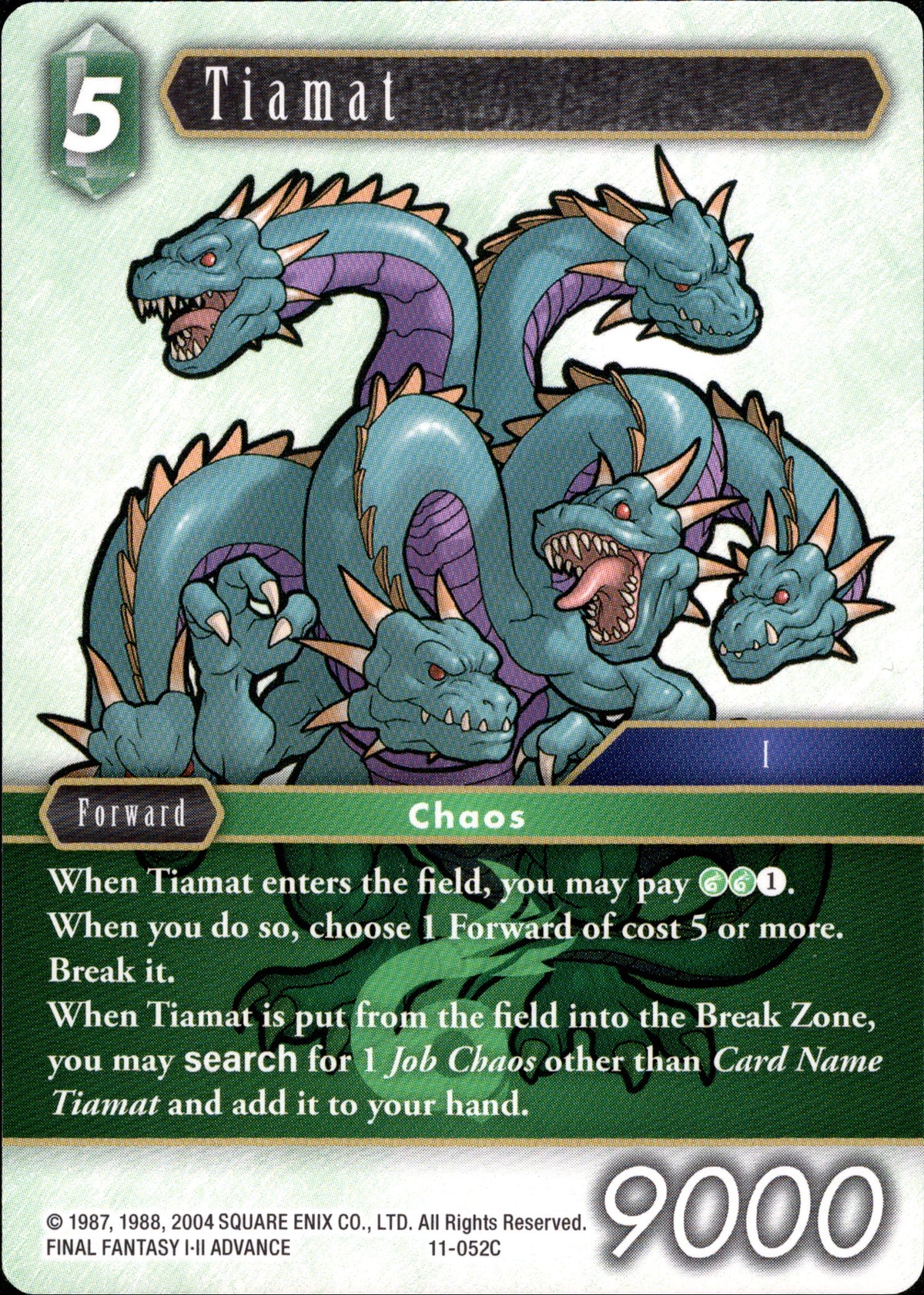 Tiamat - 11-052C - Opus XI - Card Cavern