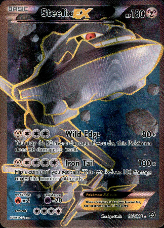 Steelix EX Full Art - 108/114 - Steam Siege - Holo - Card Cavern