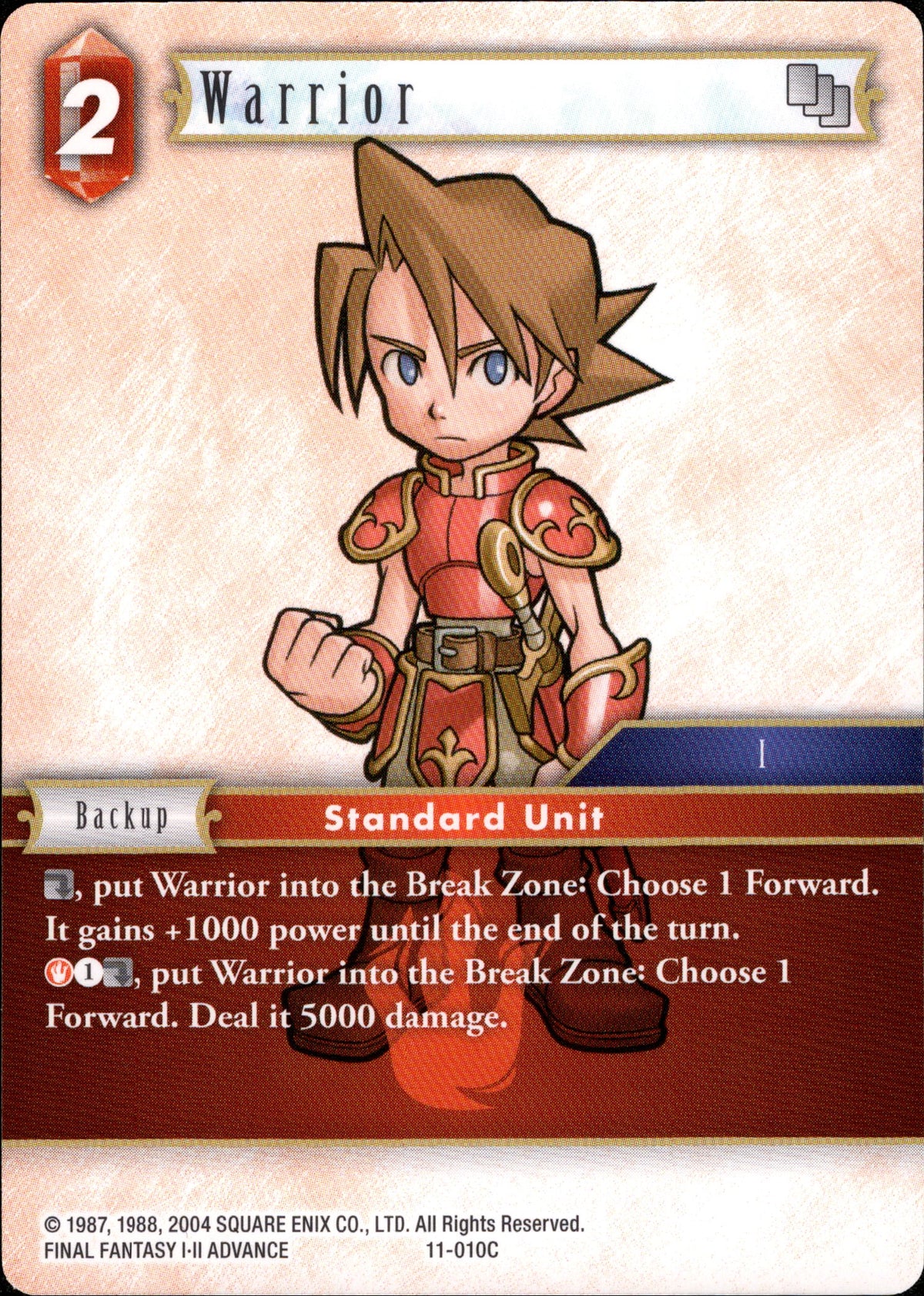 Warrior - 11-010C - Opus XI - Card Cavern