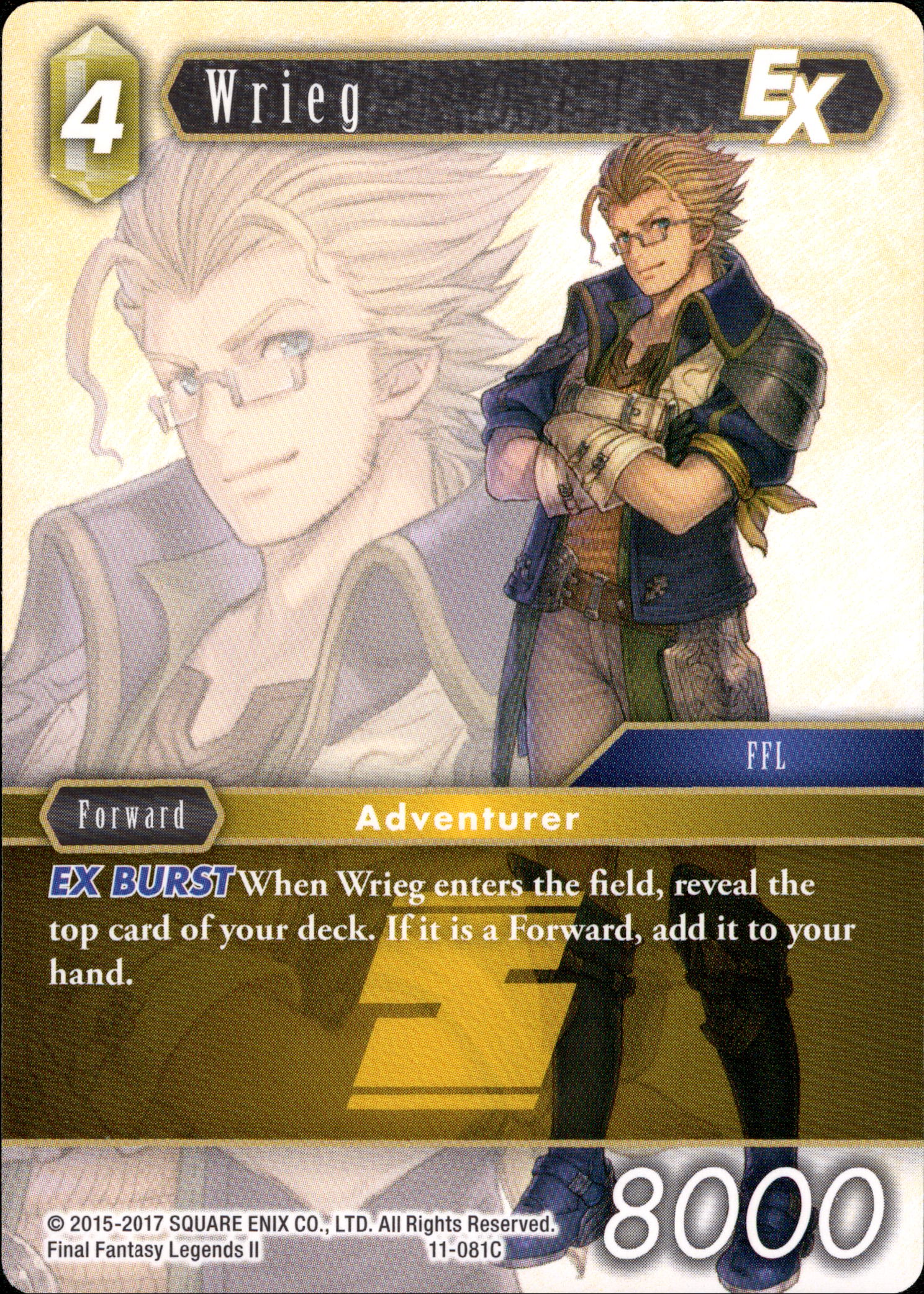 Wrieg - 11-081C - Opus XI - Card Cavern