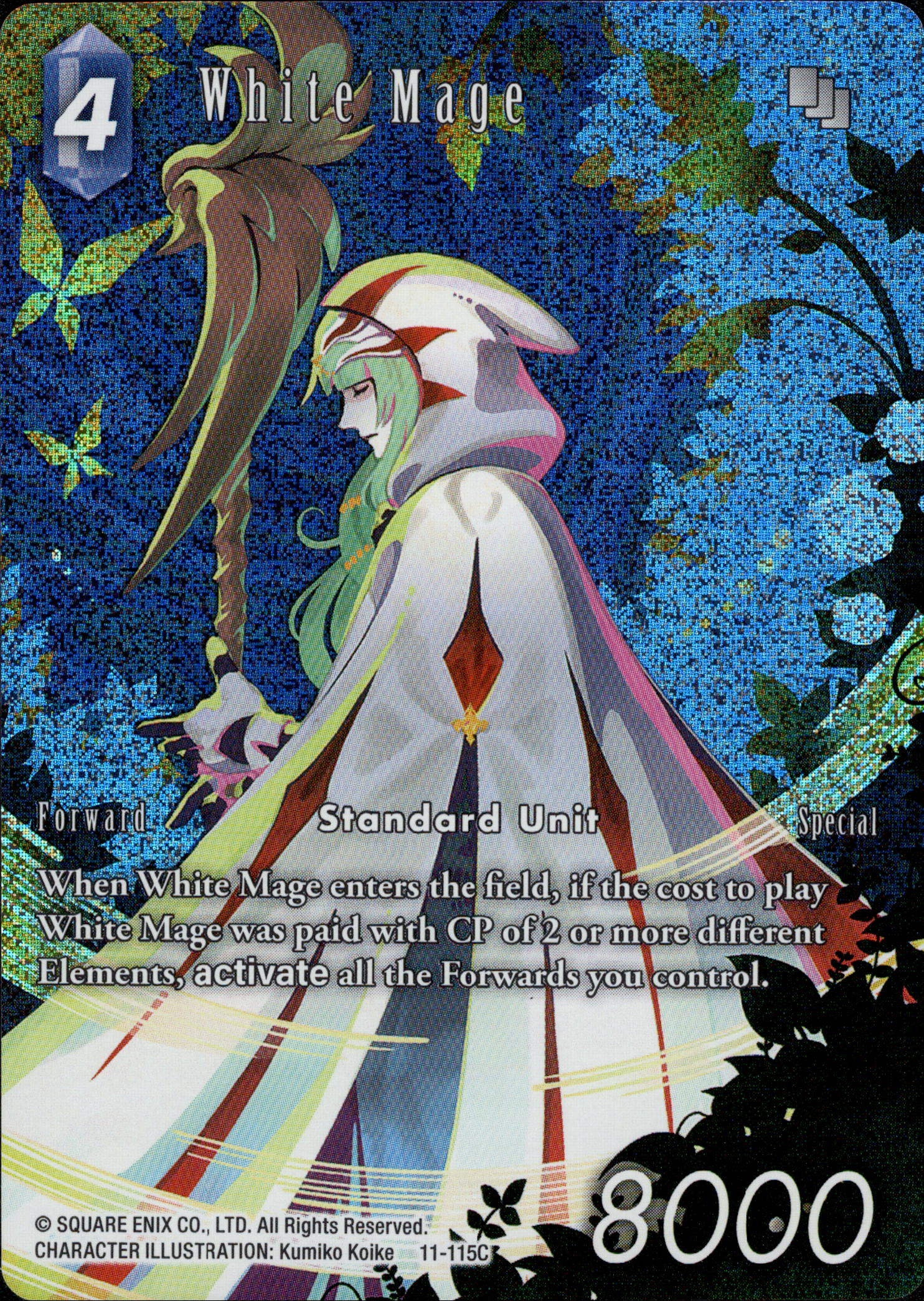 White Mage - 11-115C - Opus XI - Full Art - Card Cavern