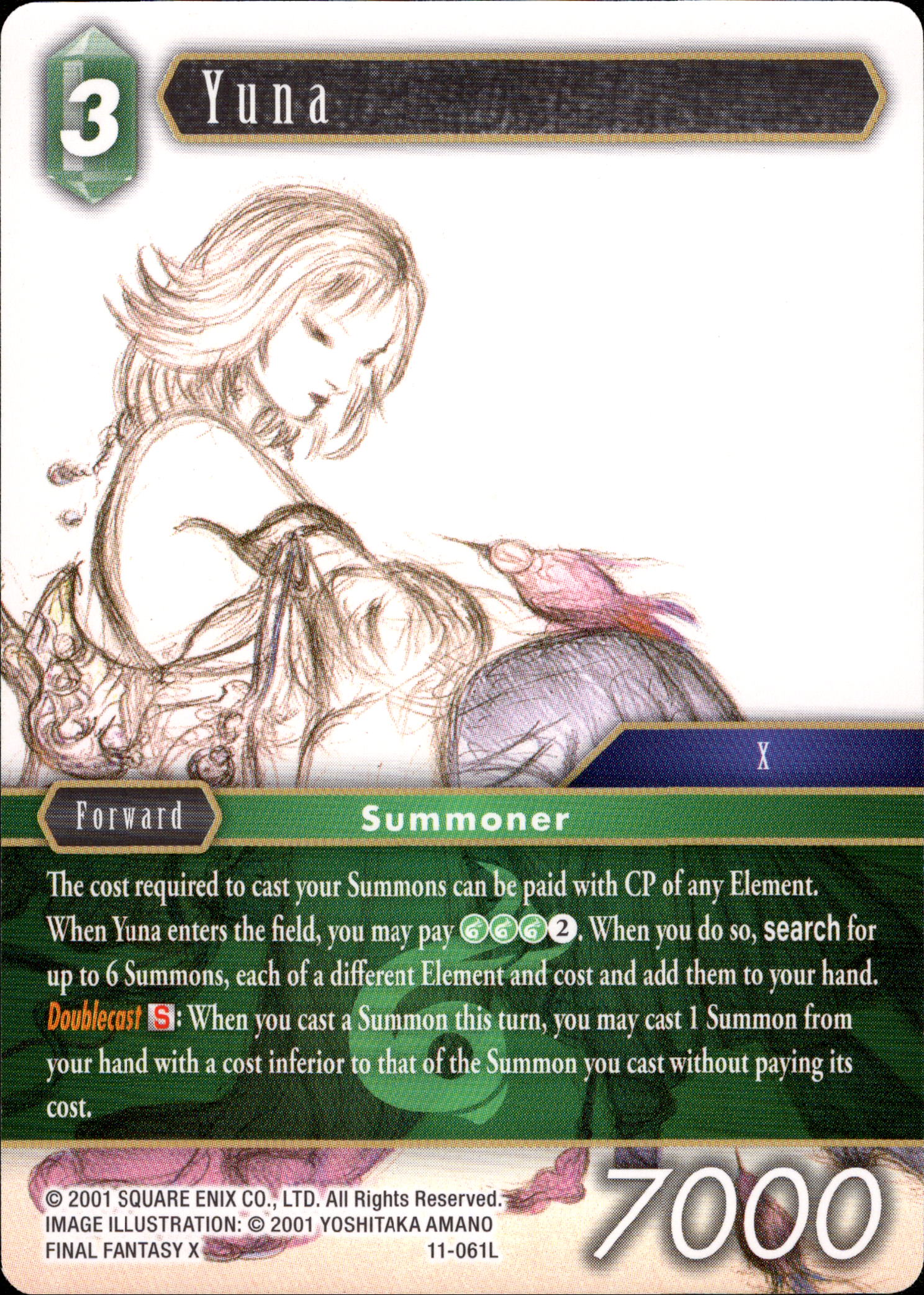 Yuna - 11-061L - Opus XI - Card Cavern