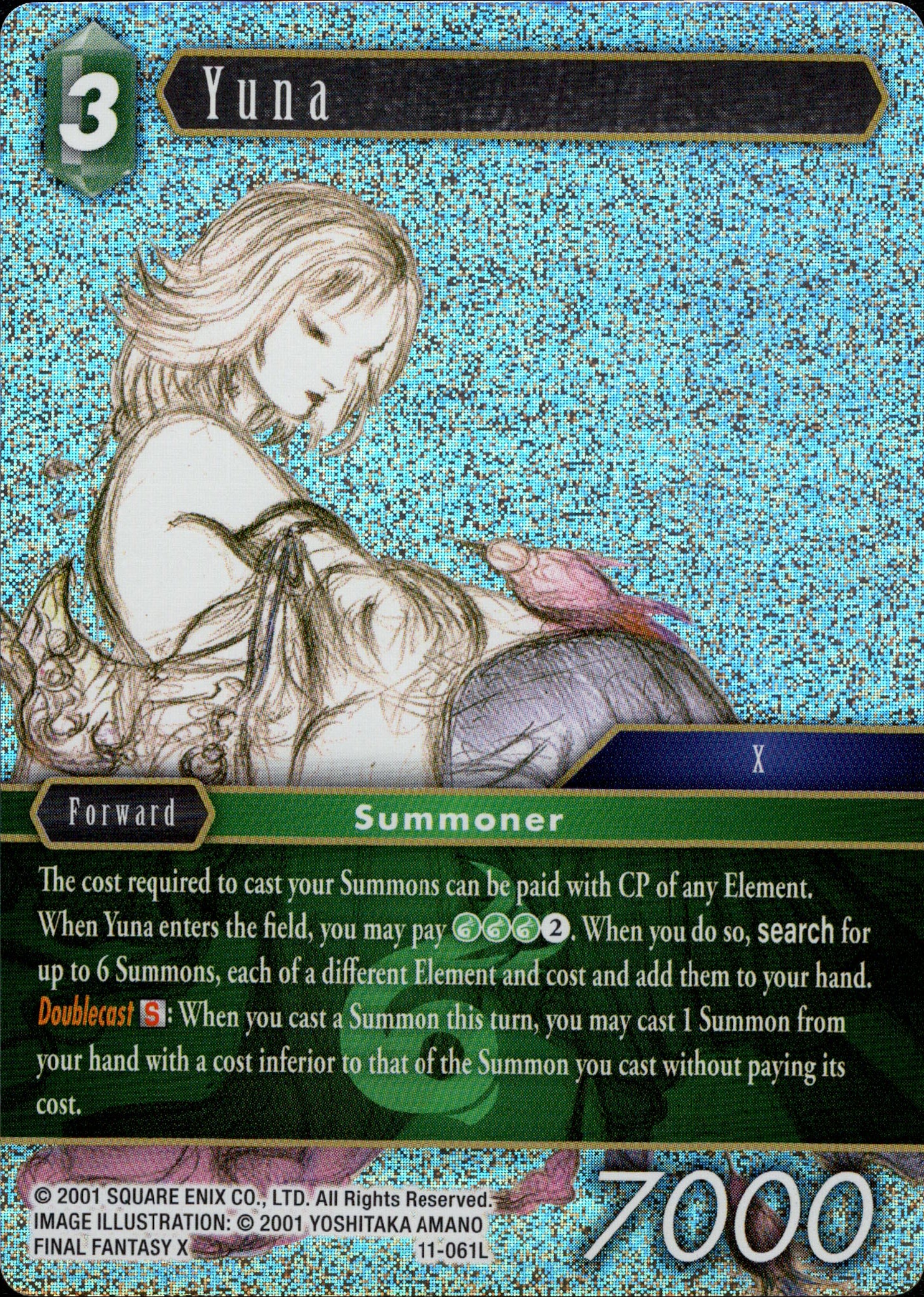 Yuna - 11-061L - Opus XI - Foil - Card Cavern