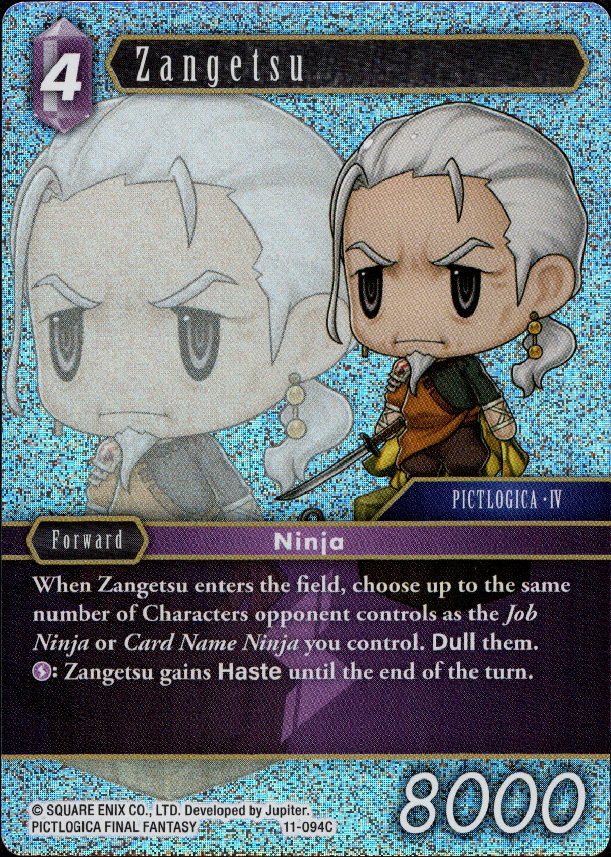Zangetsu - 11-094C - Opus XI - Foil - Card Cavern