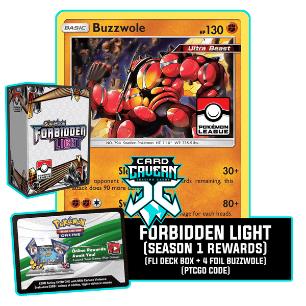 Forbidden Light Season 1 PTCGO Code - Card Cavern