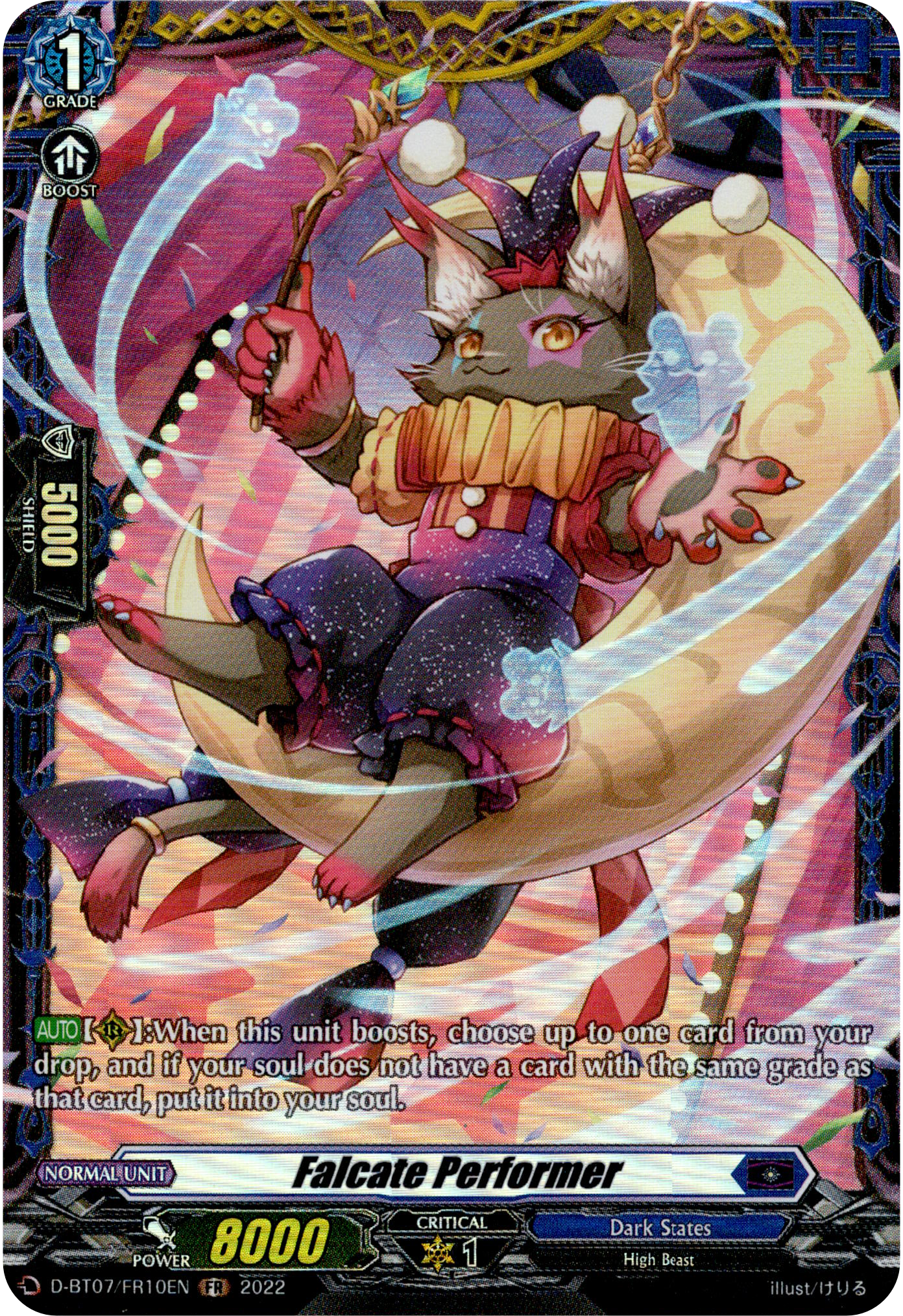 Falcate Performer - D-BT07/FR10EN - Raging Flames Against Emerald Storm - Card Cavern