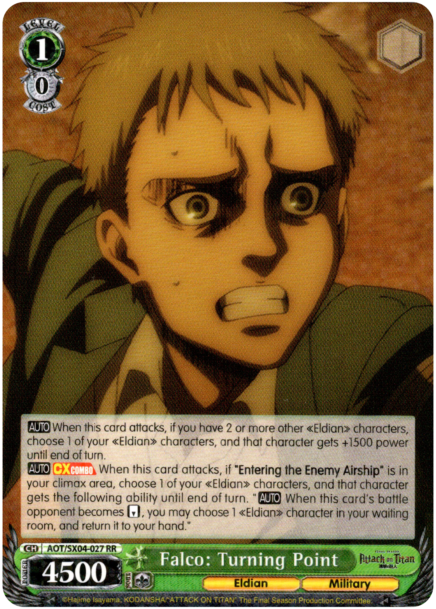 Falco: Turning Point - AOT/SX04-027 RR - Card Cavern