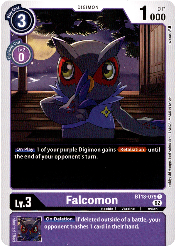 Falcomon - BT13-079 C - Versus Royal Knight - Card Cavern
