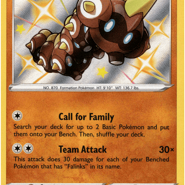 shiny falinks pokemon card Shining Fates Single Rare SV074 Fighting / 160 / Basic Card Text Falinks V - SWSH02: Rebel