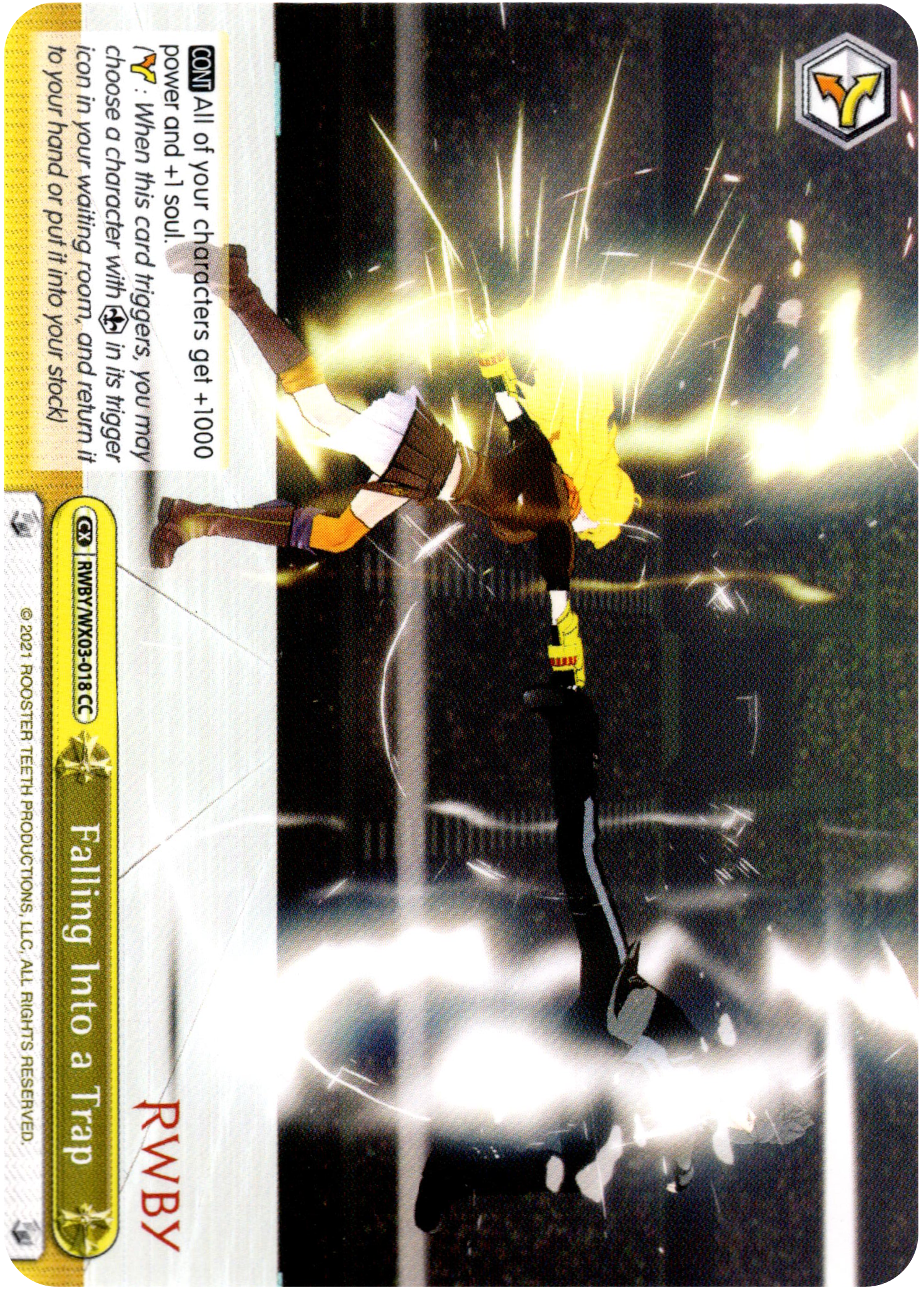 Falling Into a Trap - RWBY/WX03-018 - RWBY - Card Cavern