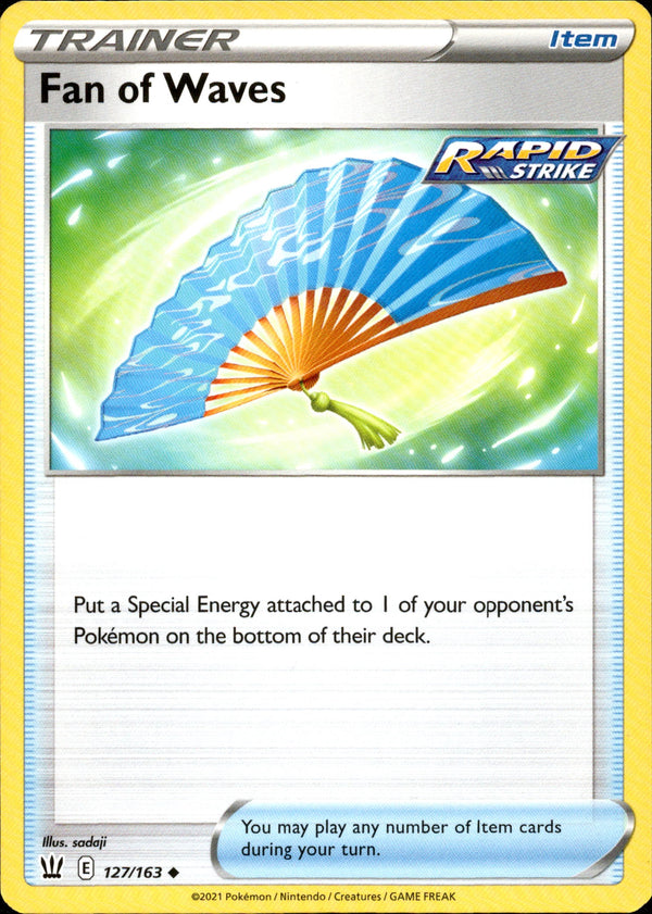 Fan of Waves - 127/163 - Battle Styles - Card Cavern