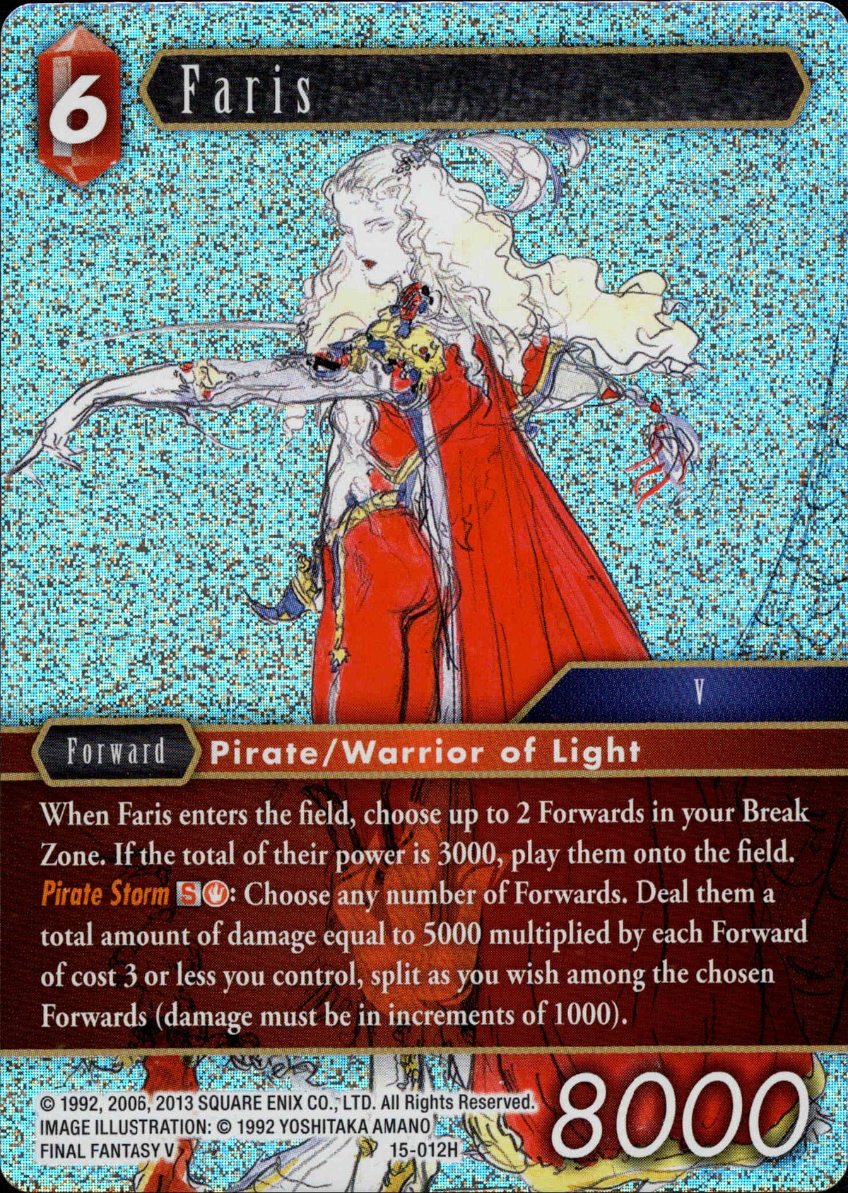 Faris - 15-012H - Crystal Dominion - Foil - Card Cavern