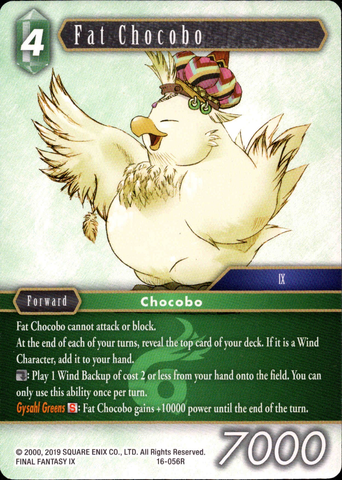 Fat Chocobo - 16-056R - Emissaries of Light - Card Cavern