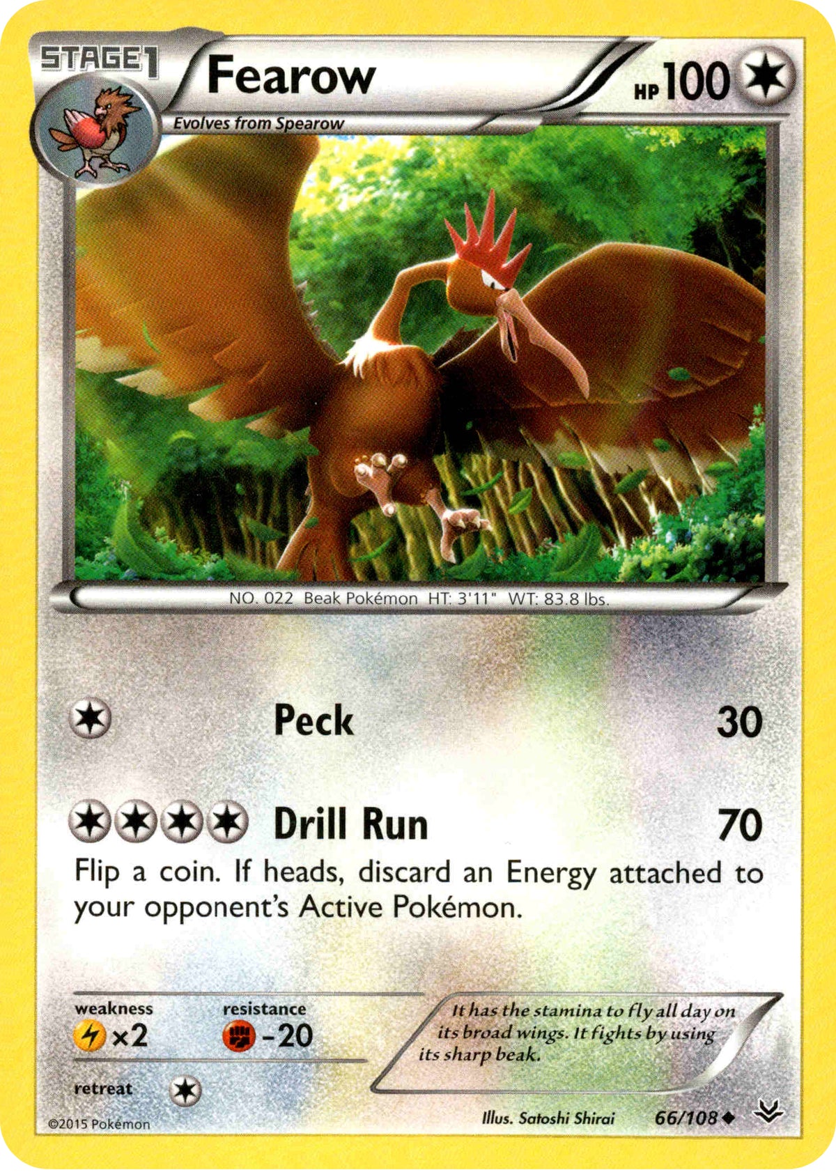 Fearow - 66/108 - Roaring Skies - Card Cavern