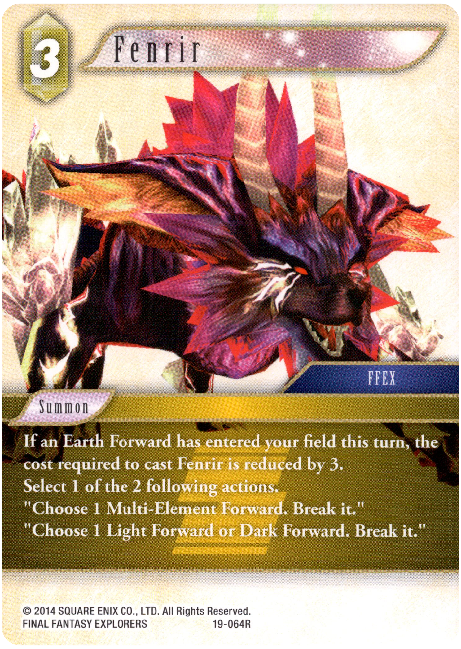 Fenrir - 19-064R - From Nightmares - Card Cavern