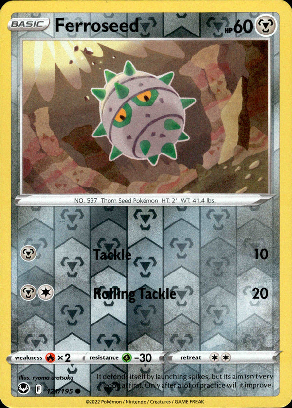 Ferroseed - 121/195 - Silver Tempest - Reverse Holo - Card Cavern