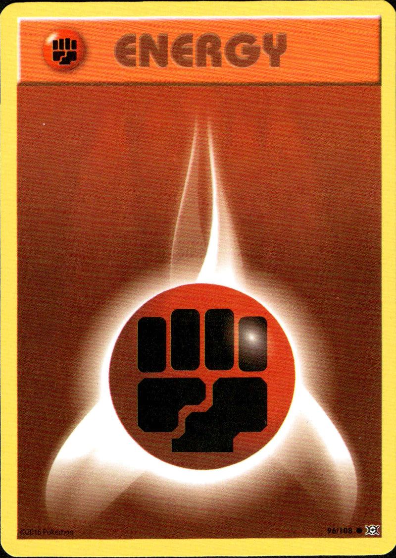 Fighting Energy - 96/108 - Evolutions - Card Cavern