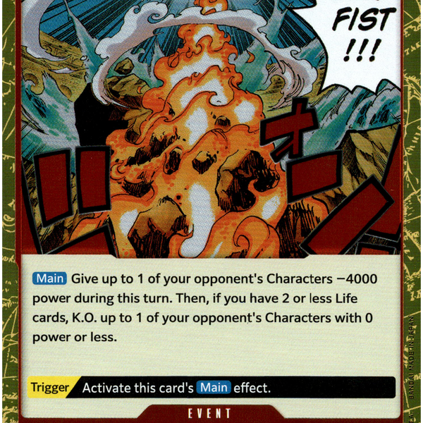 Fire Fist - OP05-019 - Awakening of the New Era