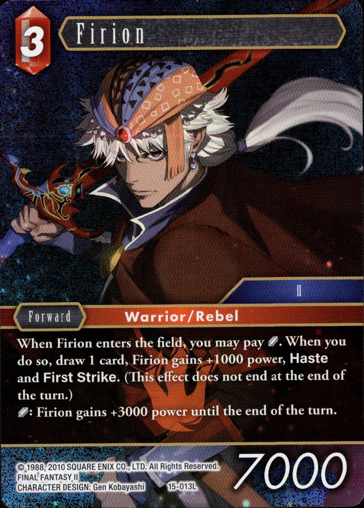 Firion - 15-013L - Crystal Dominion - Foil - Card Cavern