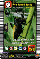 Five Horned Beetle - D-BT13/EX07EN - Flight of Chakrabarthi - Card Cavern