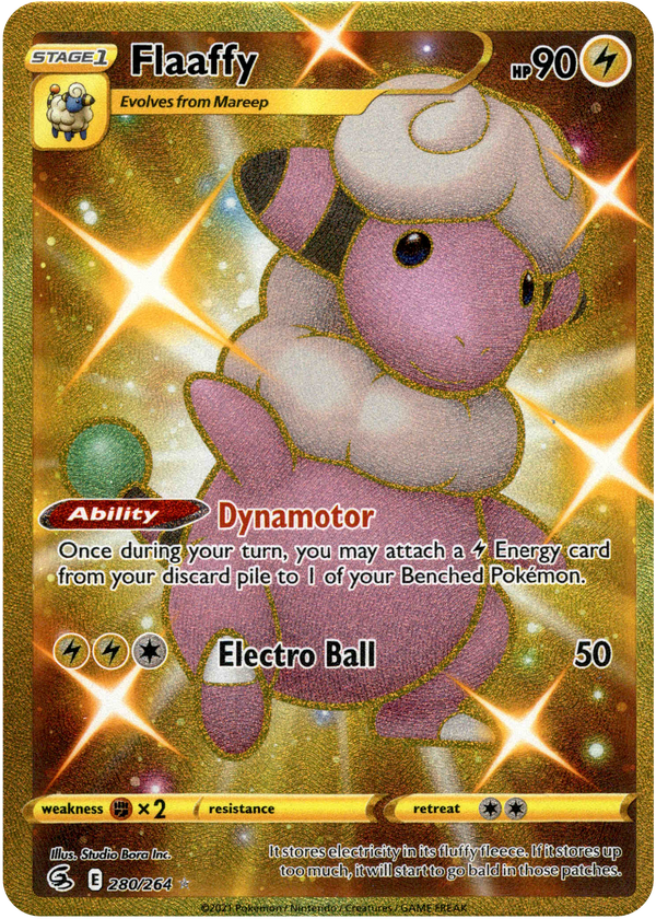 Flaaffy Secret Rare - 280/264 - Fusion Strike - Holo - Card Cavern