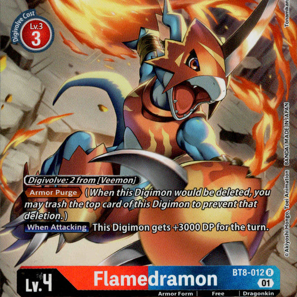 digimon flamedramon card Flamedramon Alternate Art - BT8-012 R - New Awakening