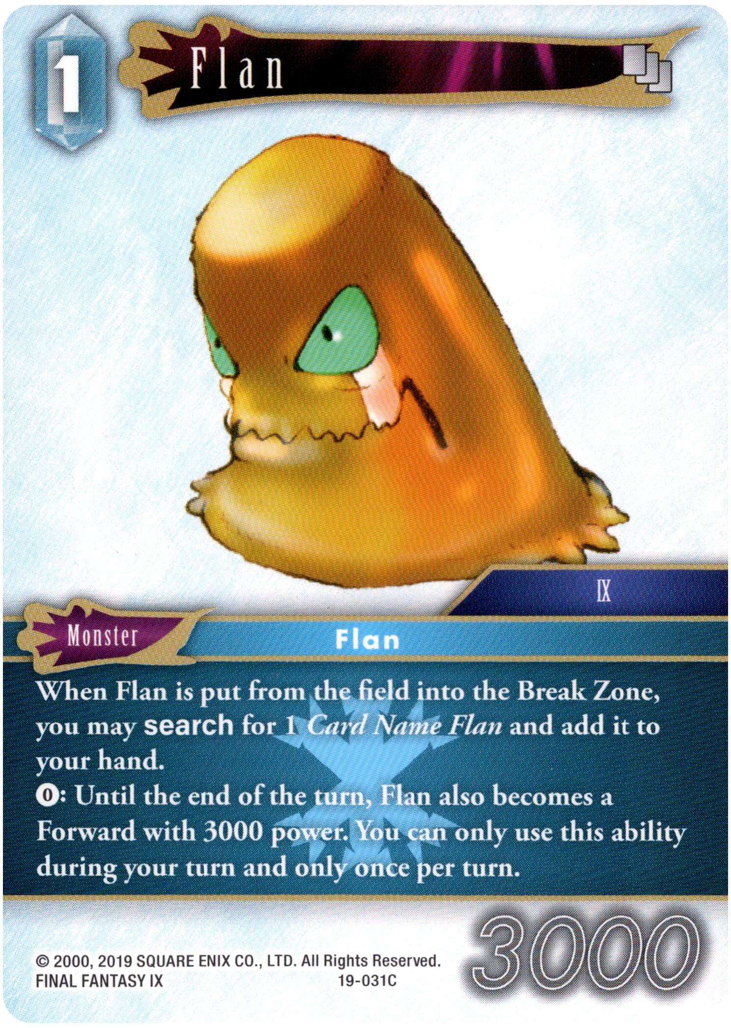 Flan - 19-031C - From Nightmares - Card Cavern
