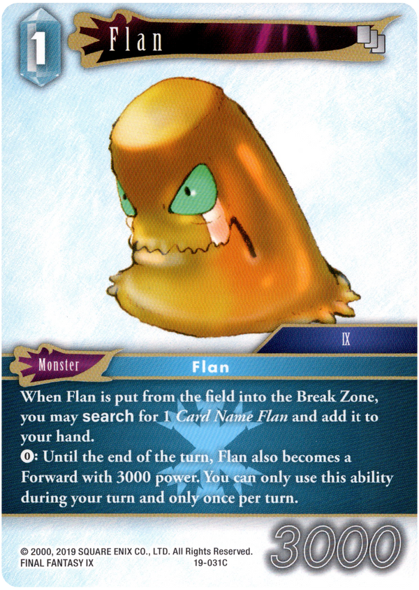 Flan - 19-031C - From Nightmares - Card Cavern