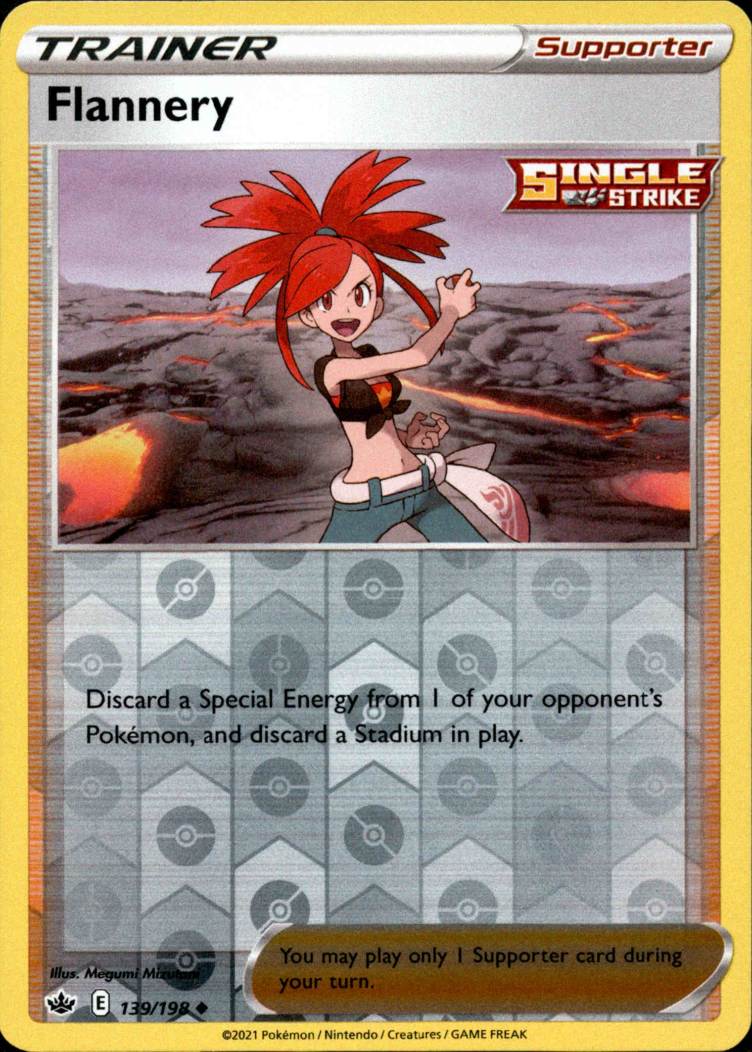 Flannery - 139/198 - Chilling Reign - Reverse Holo - Card Cavern