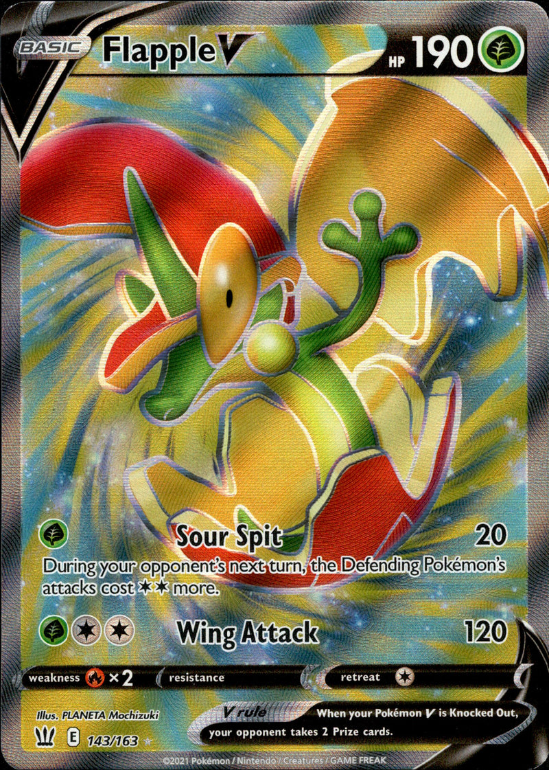 Flapple V Full Art - 143/163 - Battle Styles