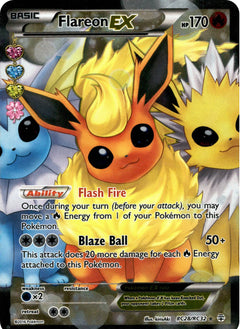 Flareon EX Full Art - RC28/RC32 - Generations: Radiant Collection - Holo - Card Cavern