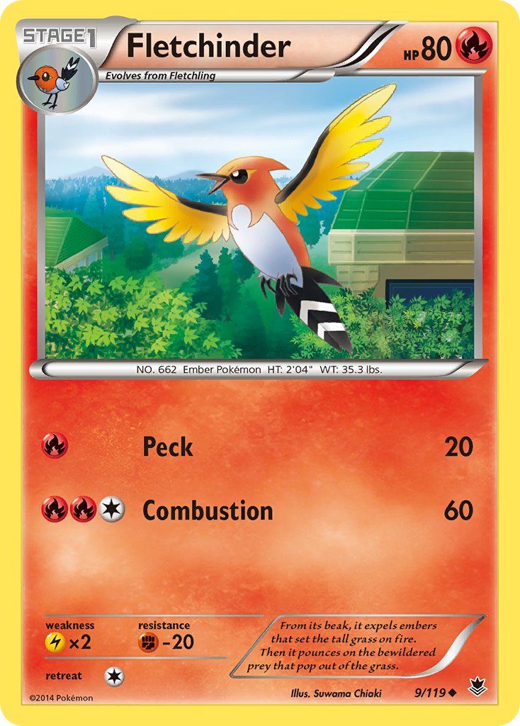 Fletchinder - 9/119 - Phantom Forces - Card Cavern