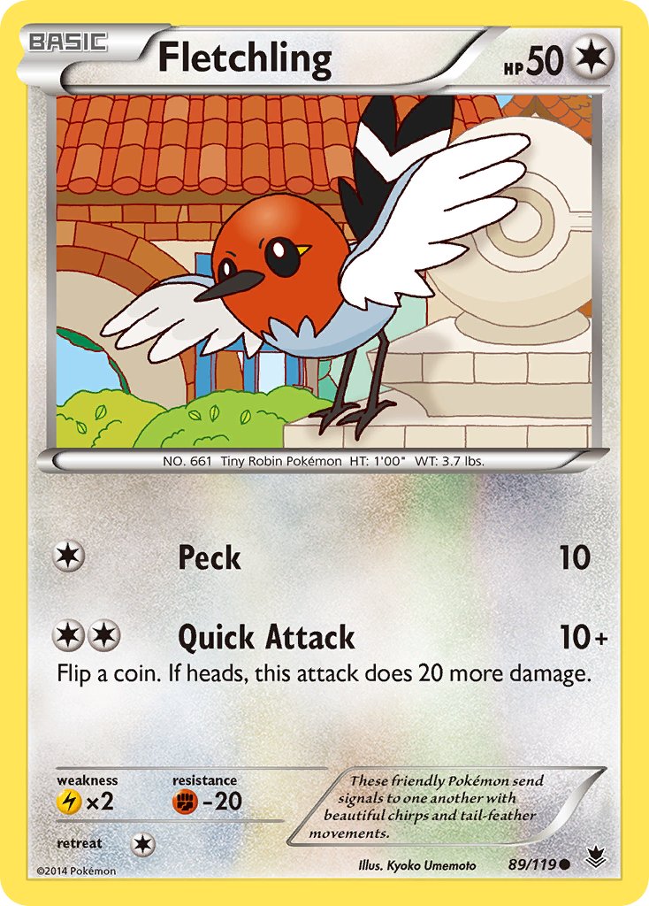 Fletchling - 89/119 - Phantom Forces - Card Cavern