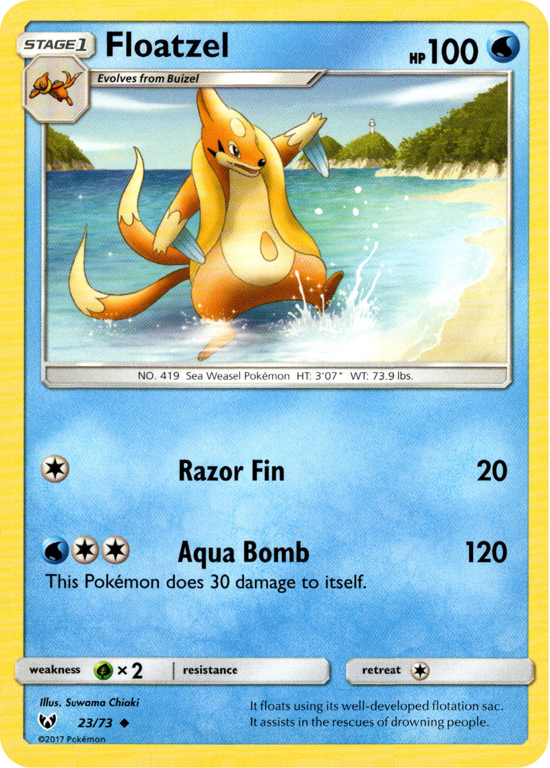 Floatzel - 23/73 - Shining Legends Card Cavern Trading Cards, LLC Floatzel - 23/73 - Shining Legends Card Cavern Trading Cards, LLC